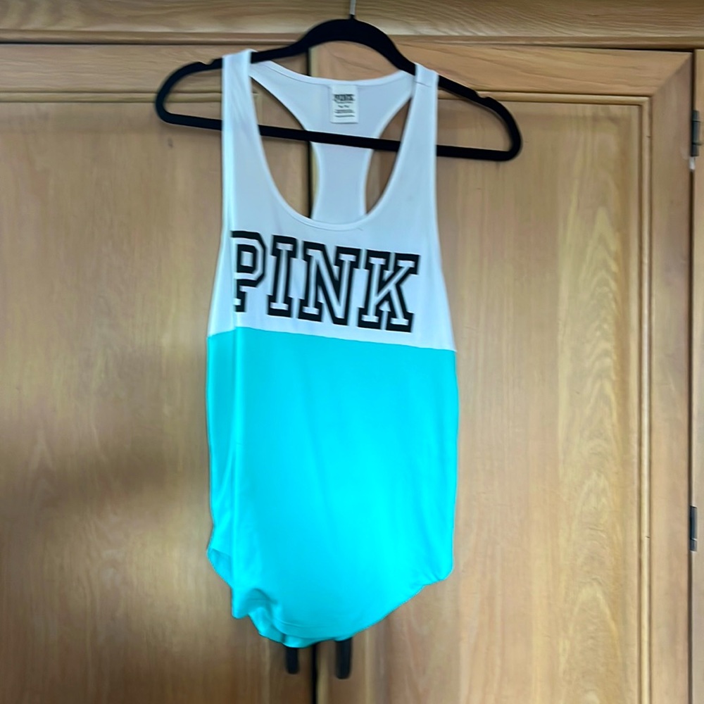 Pink Racerback tank top, Size M